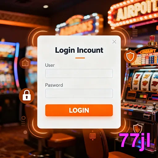 User logging into 77jl for secure mobile gaming